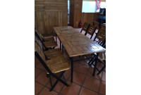 Thanh Lý Bộ Bàn Ghế Gỗ Xếp Quán Cũ